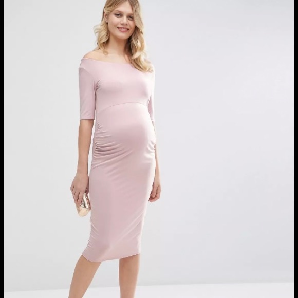 Host Pick! ASOS Maternity PETITE Bardot Dress - Picture 1 of 6